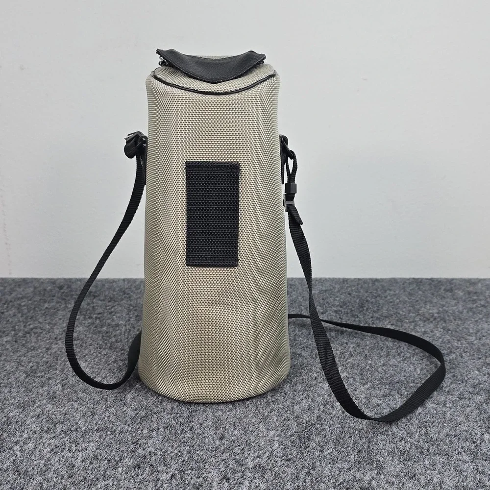 Canon Genuine LZ1326 Soft Lens Case Pouch w/ Shoulder Strap Beige Excellent